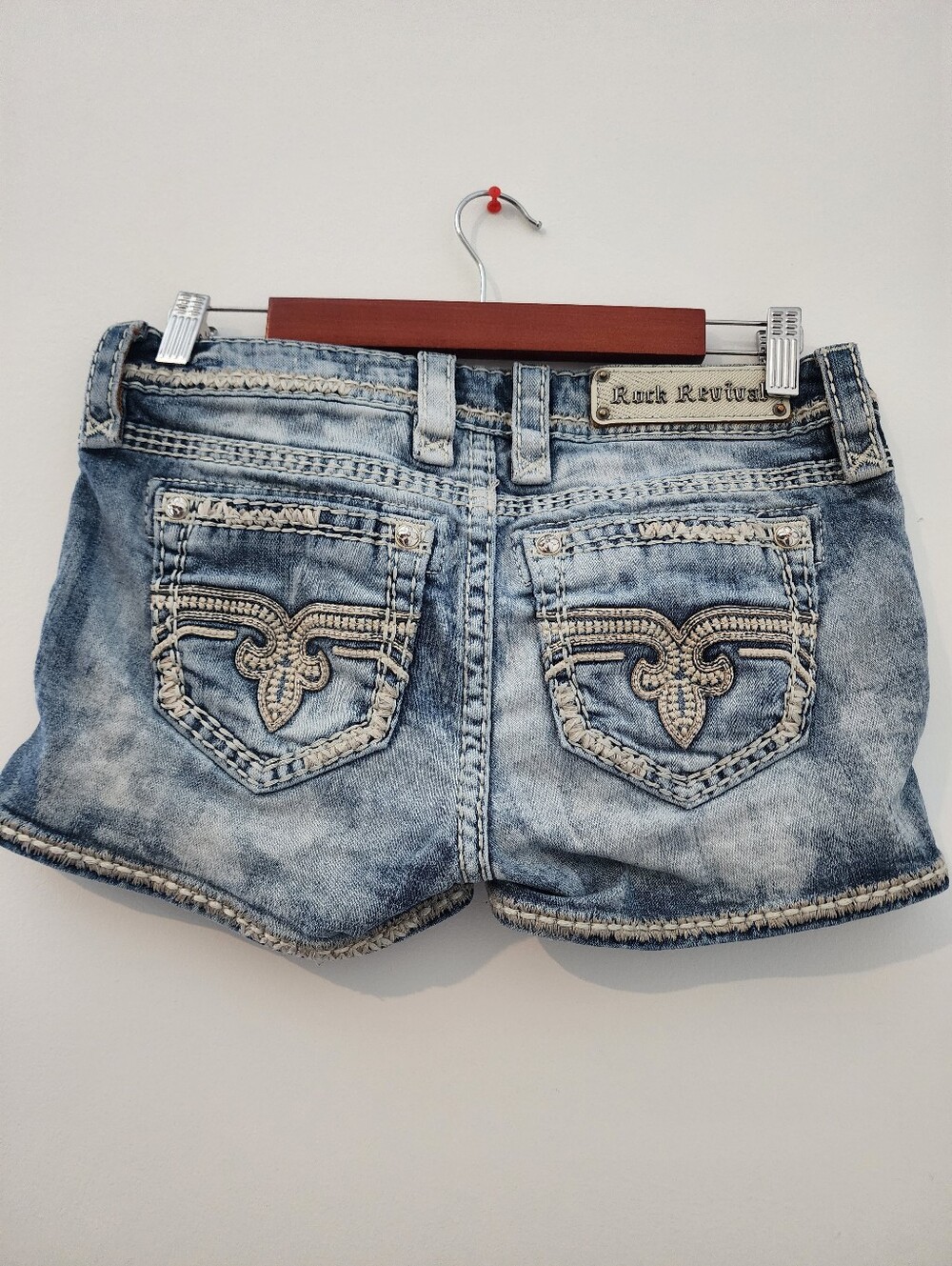 Rock Revival Arlia Denim Shorts Size 27 Women's Summer Classic